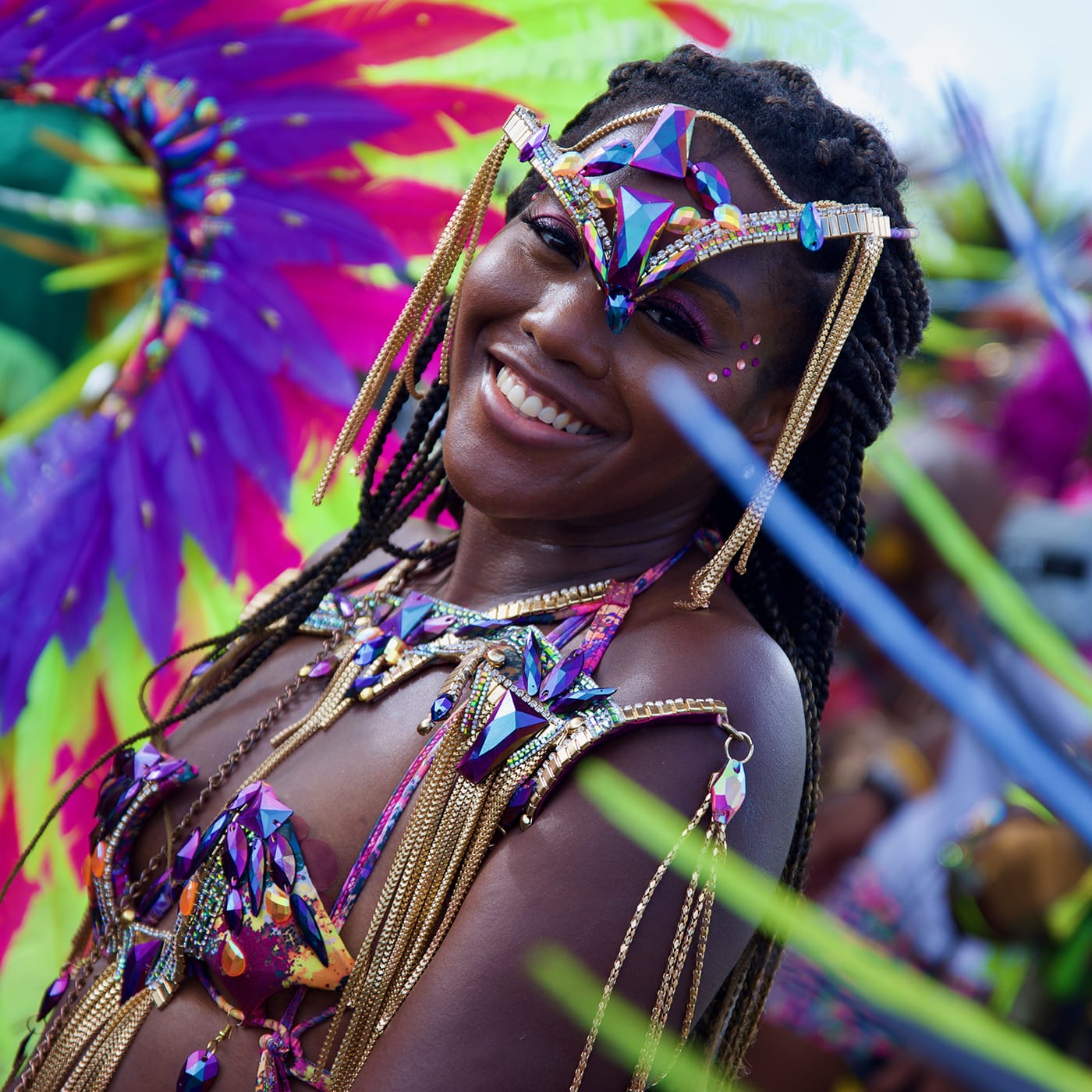 Miami Carnival beautiful woman