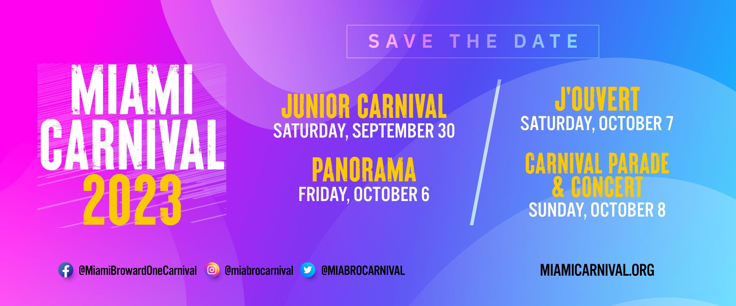 Junior Carnival - Welcome to Miami Carnival